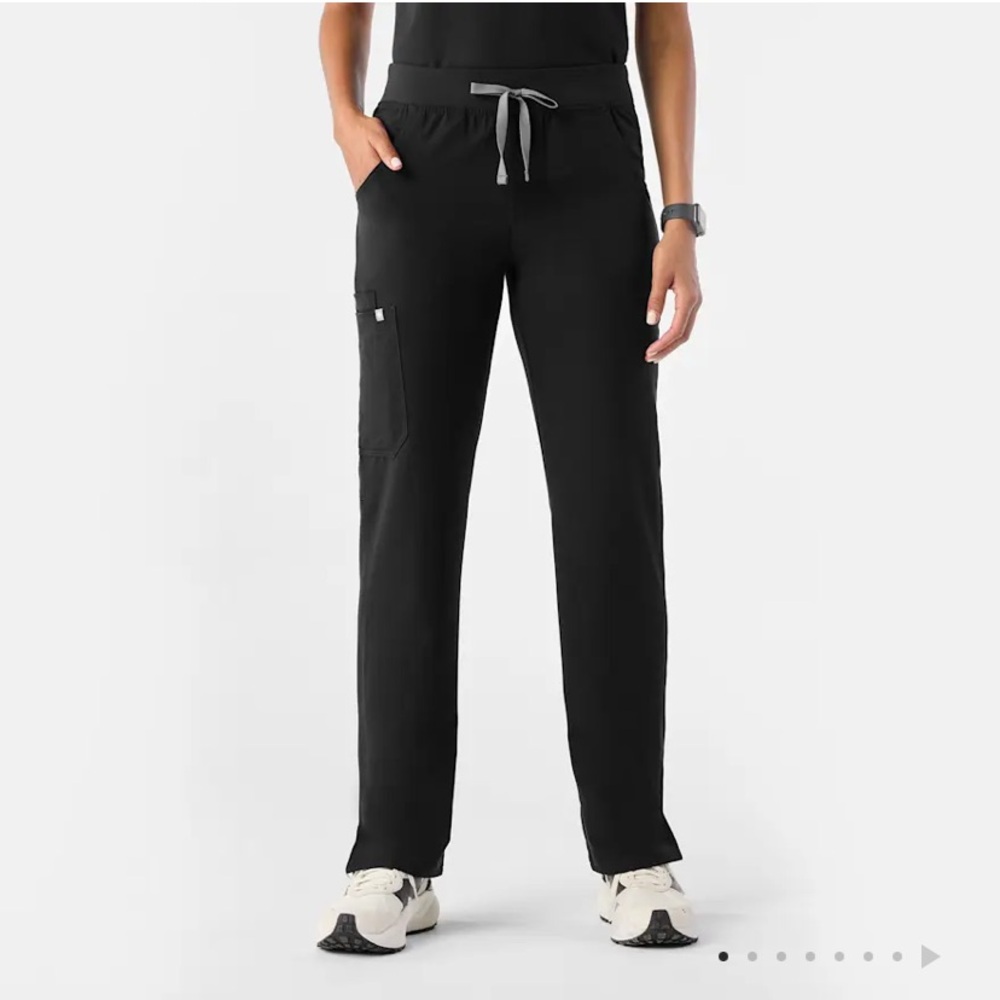 Figs Black Cargo Pants